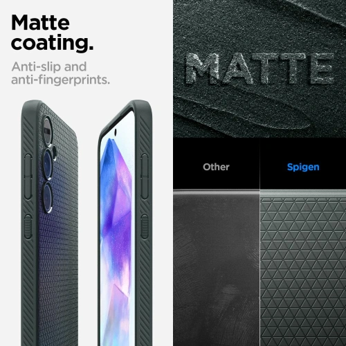 Etui Spigen Liquid Air Samsung Galaxy A55 5G Abyss Green