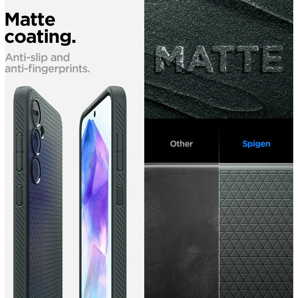 Hurtownia GSM - Case Spigen Liquid Air Samsung Galaxy A55 5G Abyss Green - SPN3366 - {ean13} - Hurt