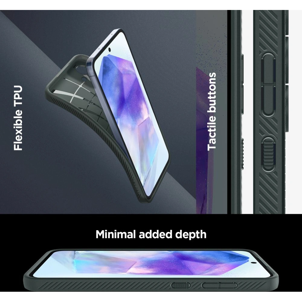 Hurtownia GSM - Case Spigen Liquid Air Samsung Galaxy A55 5G Abyss Green - SPN3366 - {ean13} - Hurt