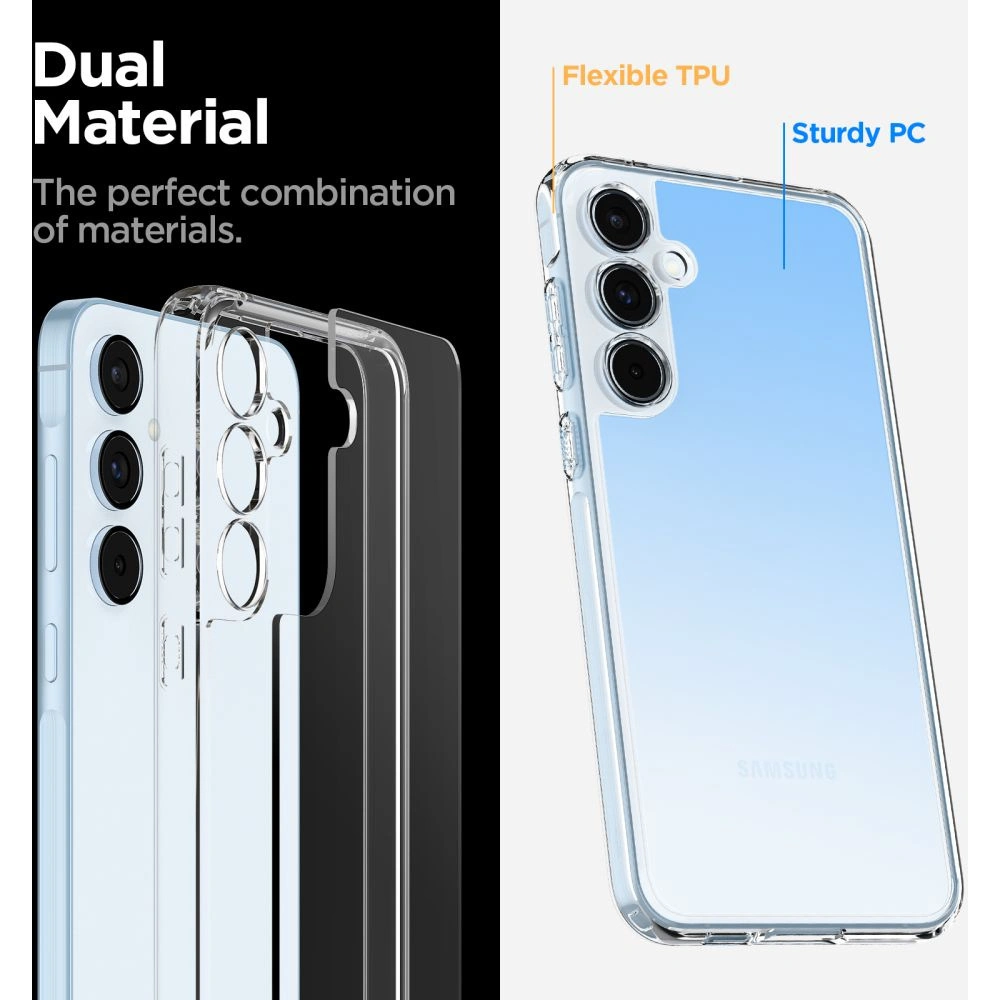 Hurtownia GSM - Case Spigen Ultra Hybrid Samsung Galaxy A55 5G Crystal Clear - SPN3367 - {ean13} - Hurt