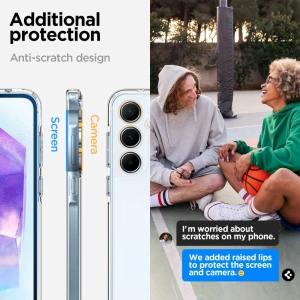 Hurtownia GSM - Etui Spigen Ultra Hybrid Samsung Galaxy A55 5G Crystal Clear - SPN3367 - {ean13} - Hurt