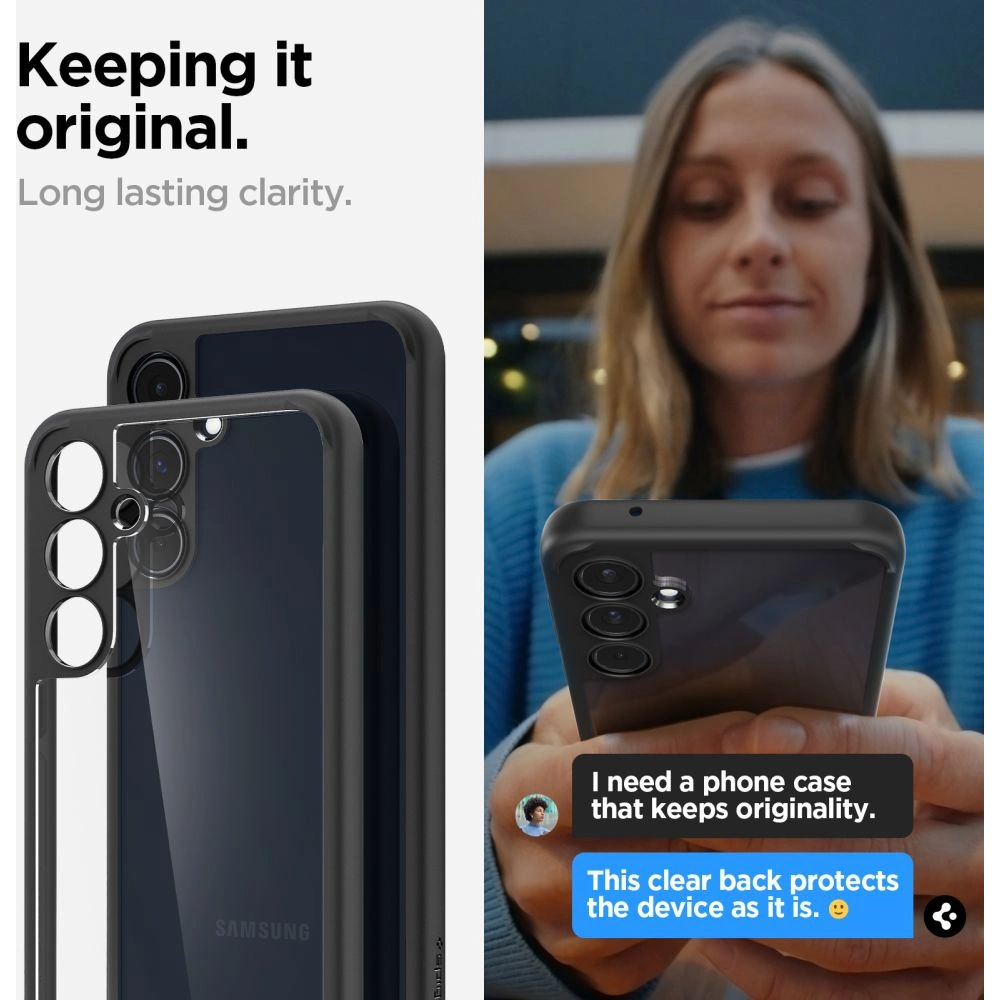 Hurtownia GSM - Etui Spigen Ultra Hybrid Samsung Galaxy A55 5G Matt Fekete - SPN3368 - {ean13} - Hurt