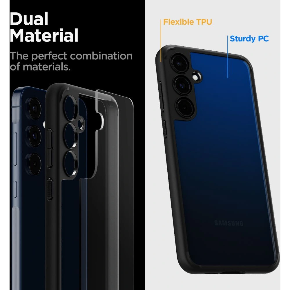 Hurtownia GSM - Case Spigen Ultra Hybrid Samsung Galaxy A55 5G Matte Schwarz - SPN3368 - {ean13} - Hurt