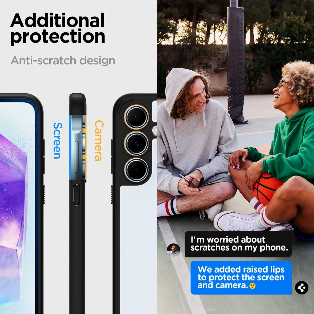 Hurtownia GSM - Etui Spigen Ultra Hybrid Samsung Galaxy A55 5G Matt Fekete - SPN3368 - {ean13} - Hurt