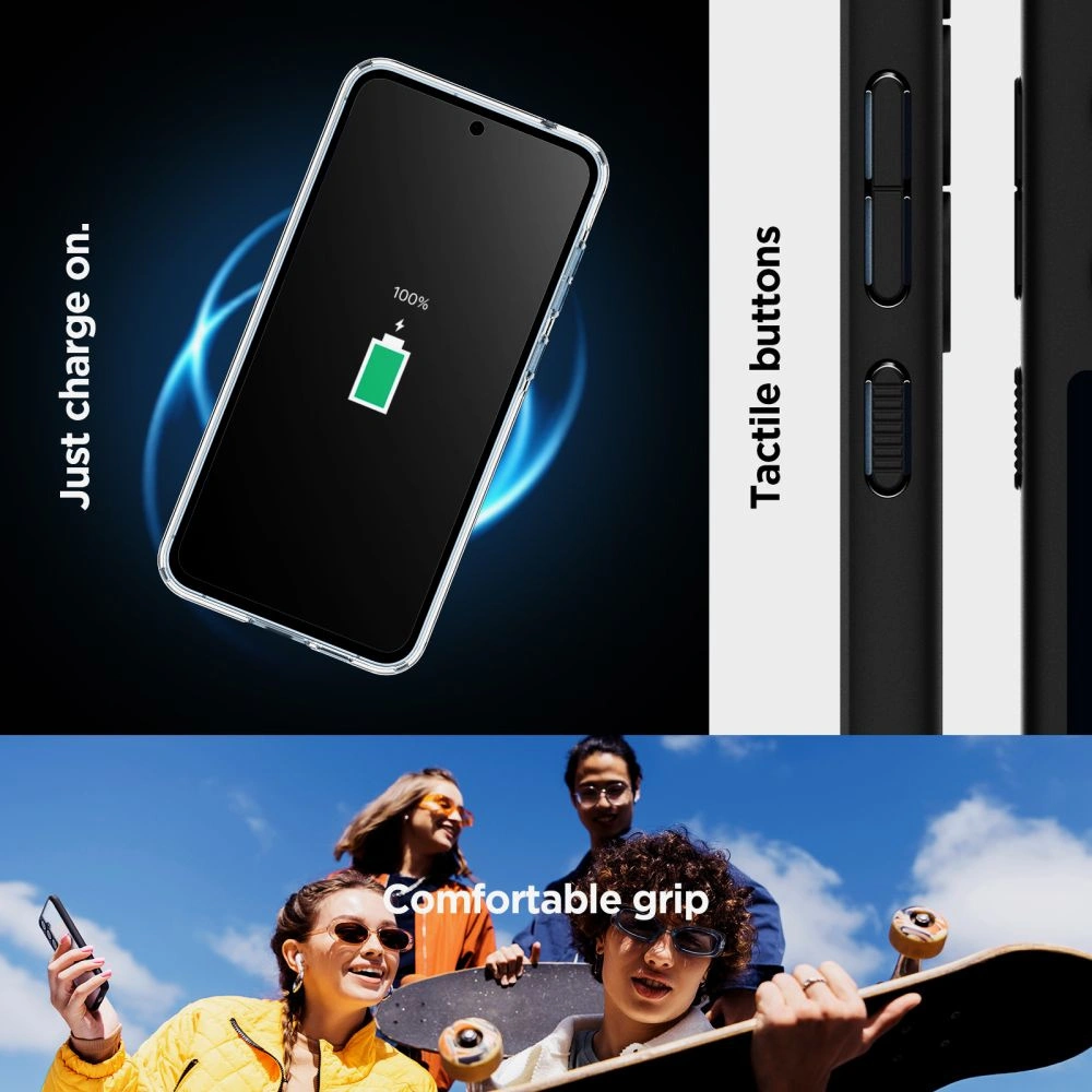 Hurtownia GSM - Case Spigen Ultra Hybrid Samsung Galaxy A55 5G Matte Schwarz - SPN3368 - {ean13} - Hurt