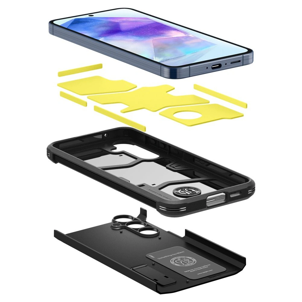 Hurtownia GSM - Etui Spigen Tough Armor Samsung Galaxy A55 5G černé - SPN3369 - {ean13} - Hurt