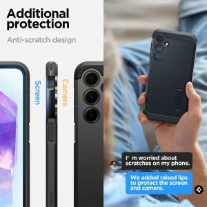 Hurtownia GSM - Etui Spigen Tough Armor Samsung Galaxy A55 5G Fekete - SPN3369 - {ean13} - Hurt
