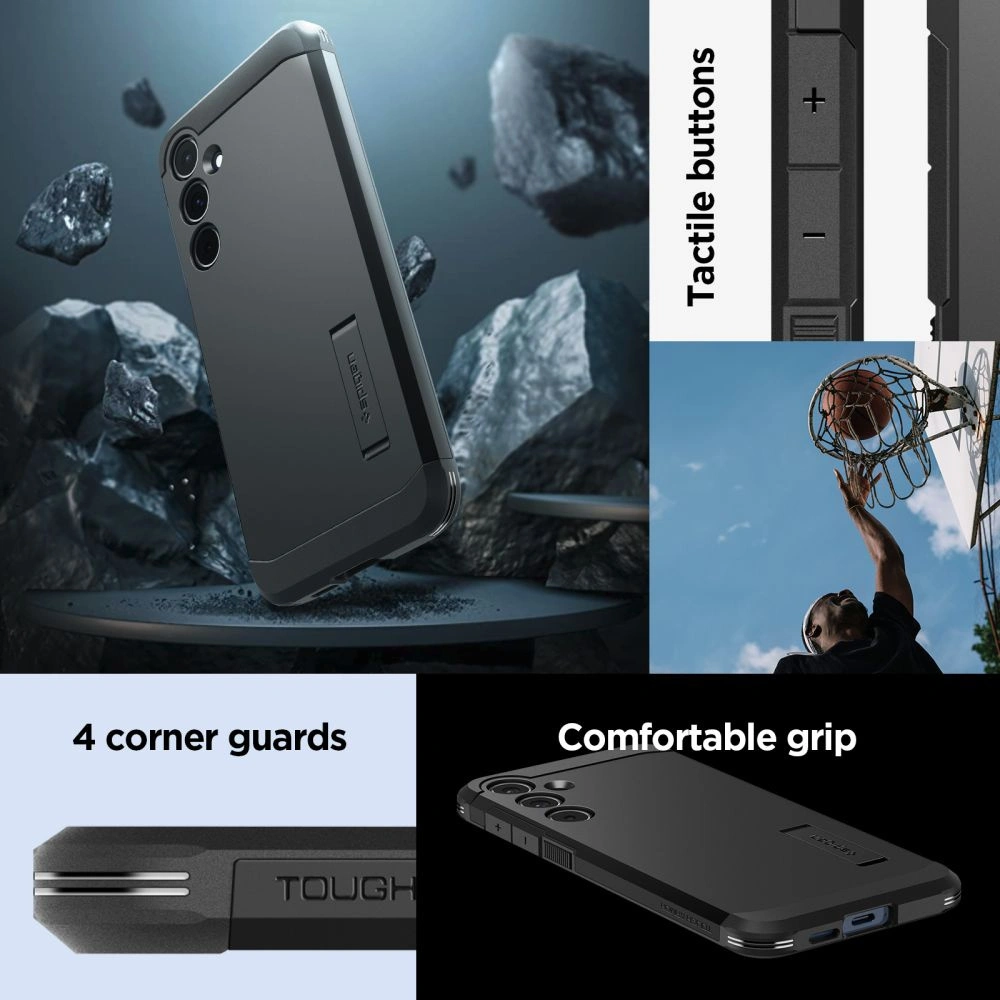 Hurtownia GSM - Etui Spigen Tough Armor Samsung Galaxy A55 5G černé - SPN3369 - {ean13} - Hurt