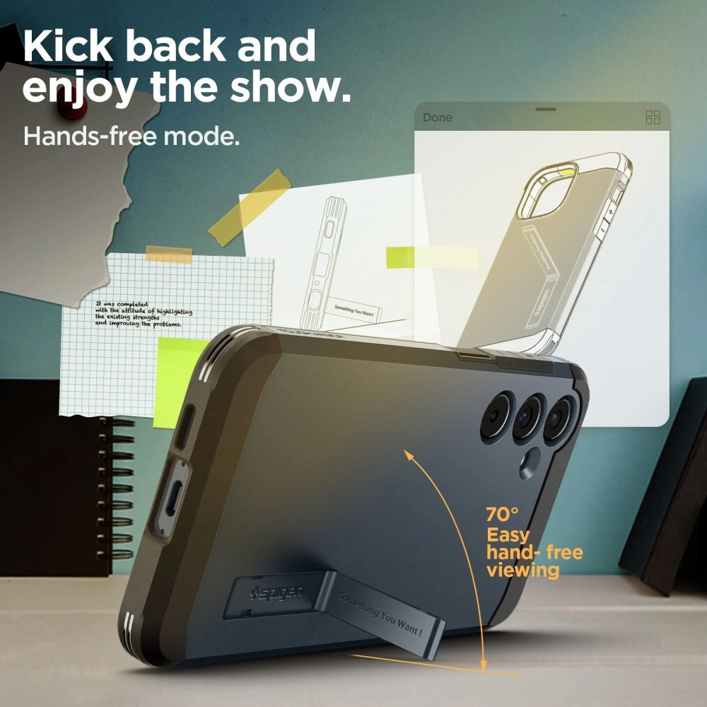Hurtownia GSM - Etui Spigen Tough Armor Samsung Galaxy A55 5G Fém Slate - SPN3370 - {ean13} - Hurt