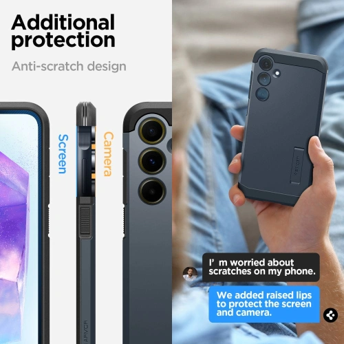 Etui Spigen Tough Armor Samsung Galaxy A55 5G Metal Slate