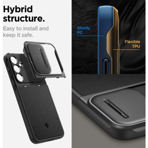 Hurtownia GSM - Etui Spigen Optik Armor Samsung Galaxy A55 5G Negru - SPN3371 - {ean13} - Hurt