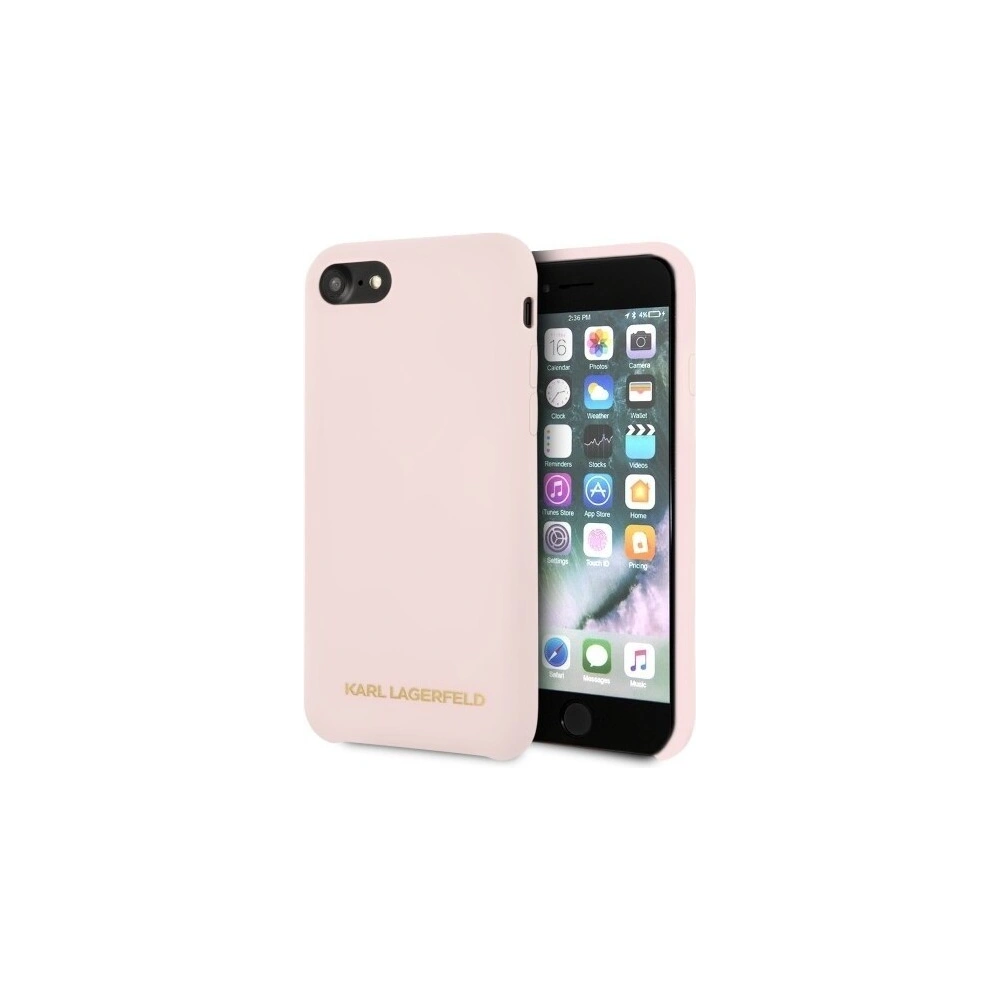 Hurtownia GSM - Karl Lagerfeld KLHCI8SLLPG Apple iPhone SE 2022/SE 2020/8/7 hardcase jasnoróżowy/light pink Silicone - KLD107PNK - {ean13} - Hurt