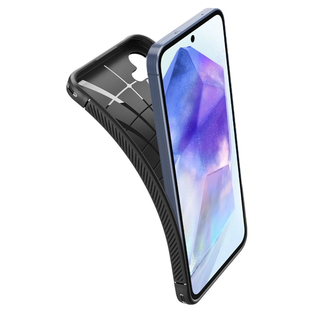 Hurtownia GSM - Case Spigen Rugged Armor Samsung Galaxy A55 5G Matt Schwarz - SPN3372 - {ean13} - Hurt