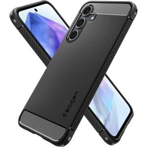 Hurtownia GSM - Etui Spigen Rugged Armor Samsung Galaxy A55 5G Negru Mat - SPN3372 - {ean13} - Hurt