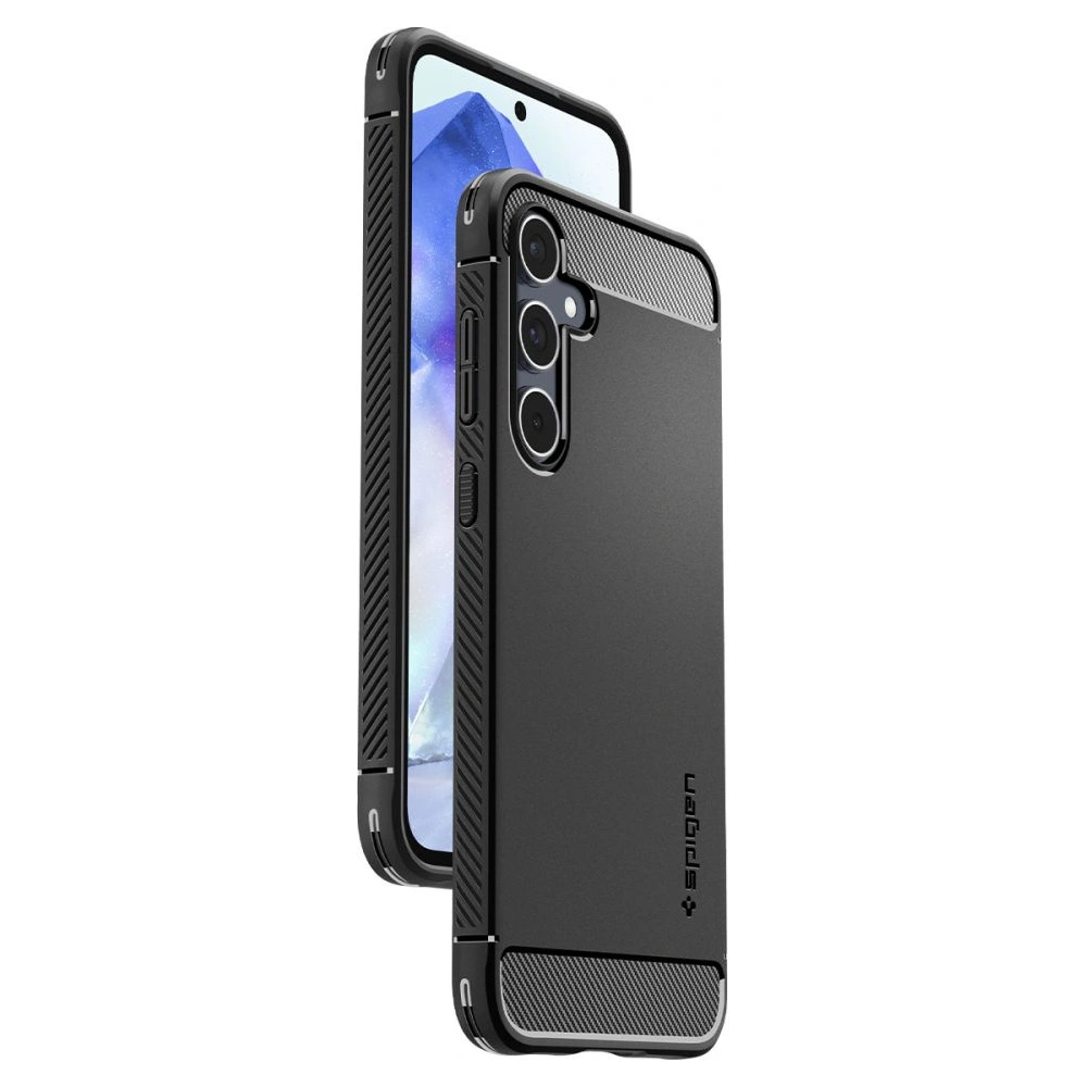 Hurtownia GSM - Case Spigen Rugged Armor Samsung Galaxy A55 5G Matt Schwarz - SPN3372 - {ean13} - Hurt
