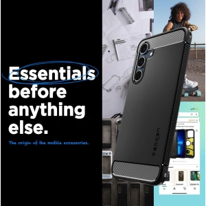 Hurtownia GSM - Etui Spigen Rugged Armor Samsung Galaxy A55 5G Negru Mat - SPN3372 - {ean13} - Hurt
