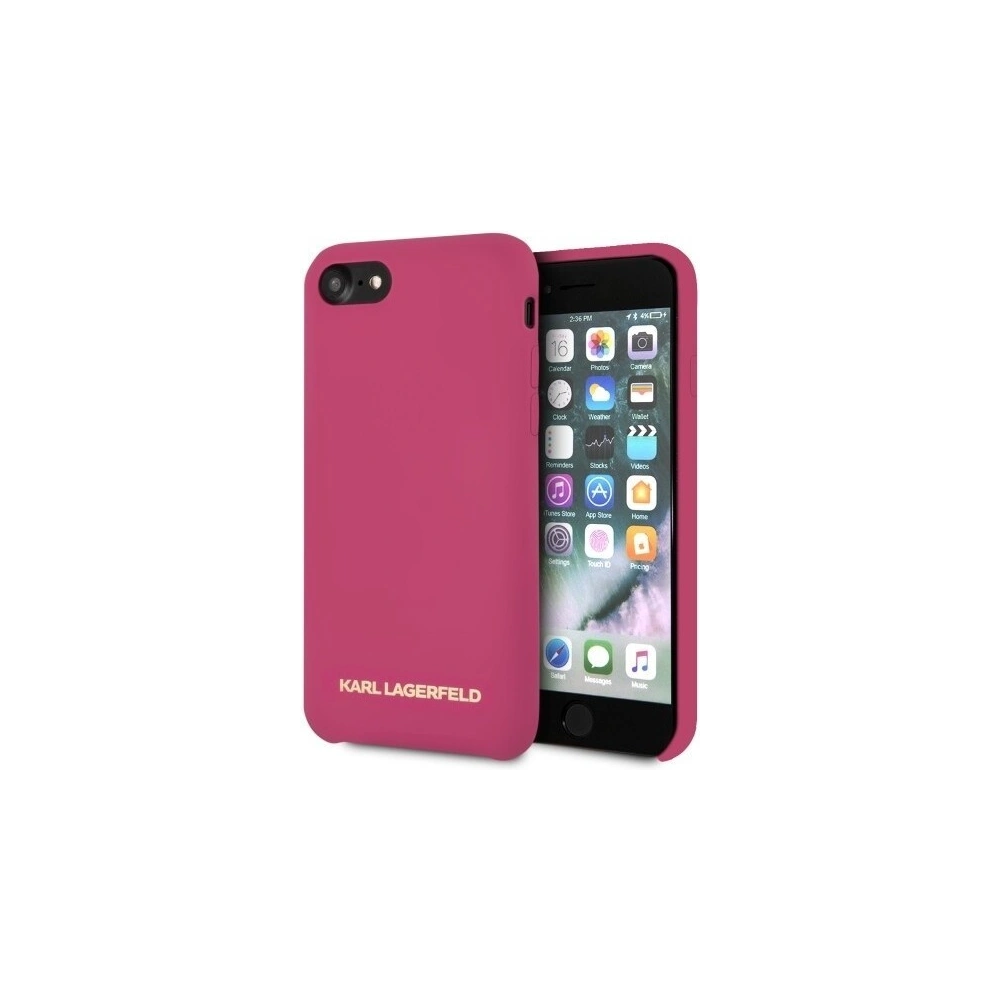 Hurtownia GSM - Karl Lagerfeld KLHCI8SLROG Apple iPhone SE 2022/SE 2020/8/7 hardcase różowy/fushia Silicone - KLD108FKS - {ean13} - Hurt