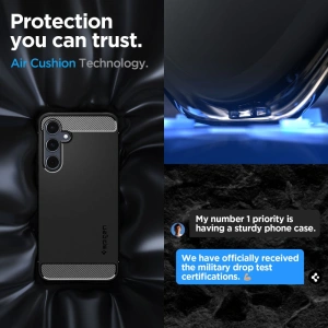 Hurtownia GSM - Etui Spigen Rugged Armor Samsung Galaxy A55 5G Negru Mat - SPN3372 - {ean13} - Hurt