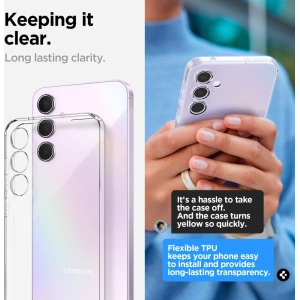 Hurtownia GSM - Etui Spigen Liquid Crystal Samsung Galaxy A55 5G Crystal Clear - SPN3373 - {ean13} - Hurt