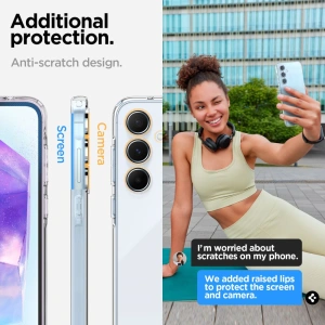 Hurtownia GSM - Etui Spigen Liquid Crystal Samsung Galaxy A55 5G Crystal Clear - SPN3373 - {ean13} - Hurt