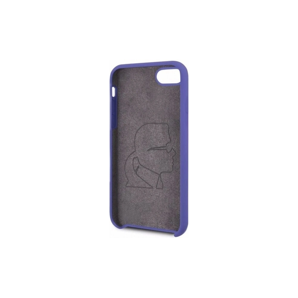 Wholesale Karl Lagerfeld KLHCI8SLVOG Apple iPhone SE 2022/SE 2020/8/7 hardcase purple Silicone - KLD109PRP - {ean13} - Hurt