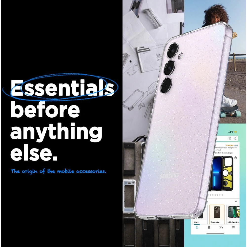 Hurtownia GSM - Etui Spigen Liquid Crystal Samsung Galaxy A55 5G Glitter Crystal - SPN3374 - {ean13} - Hurt