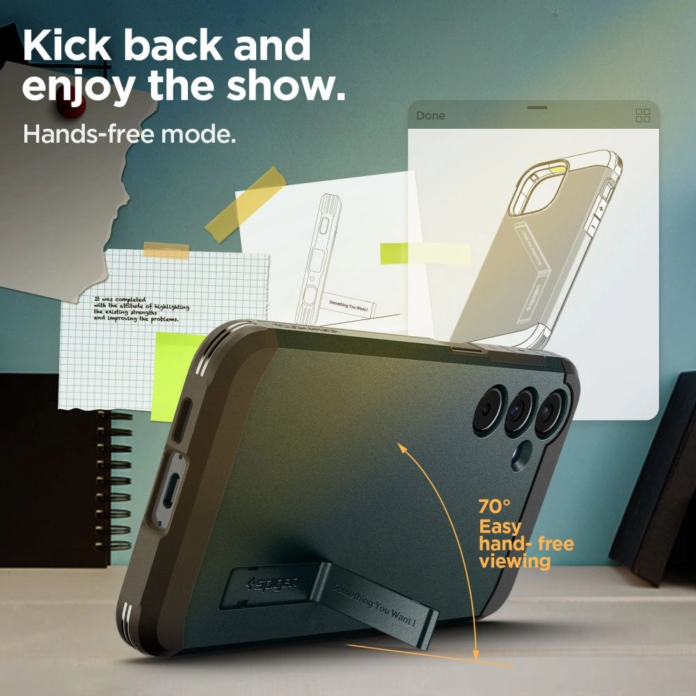 Hurtownia GSM - Case Spigen Tough Armor Samsung Galaxy A55 5G Abyss Green - SPN3375 - {ean13} - Hurt