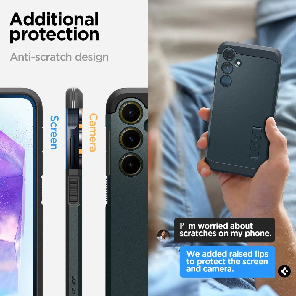 Hurtownia GSM - Case Spigen Tough Armor Samsung Galaxy A55 5G Abyss Green - SPN3375 - {ean13} - Hurt