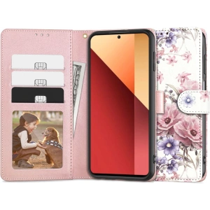 Hurtownia GSM - Etui Tech-Protect Wallet Xiaomi Redmi Note 13 Pro 4G Blossom Flower - THP2707 - {ean13} - Hurt
