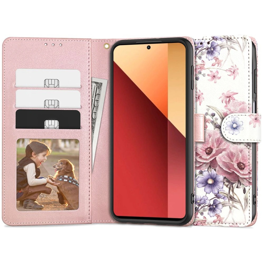 Wholesale Tech-Protect Wallet Xiaomi Redmi Note 13 Pro 4G / LTE / 14S Blossom Flower - THP2707 - {ean13} - Hurt