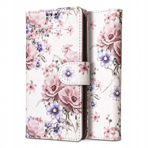 Etui Tech-Protect Wallet Xiaomi Redmi Note 13 Pro 5G / POCO X6 5G Blossom Flower