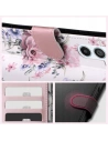 Hurtownia GSM - Etui Tech-Protect Wallet Xiaomi Redmi Note 13 Pro 5G / POCO X6 5G Kvetinový vzor - THP2710 - {ean13} - Hurt