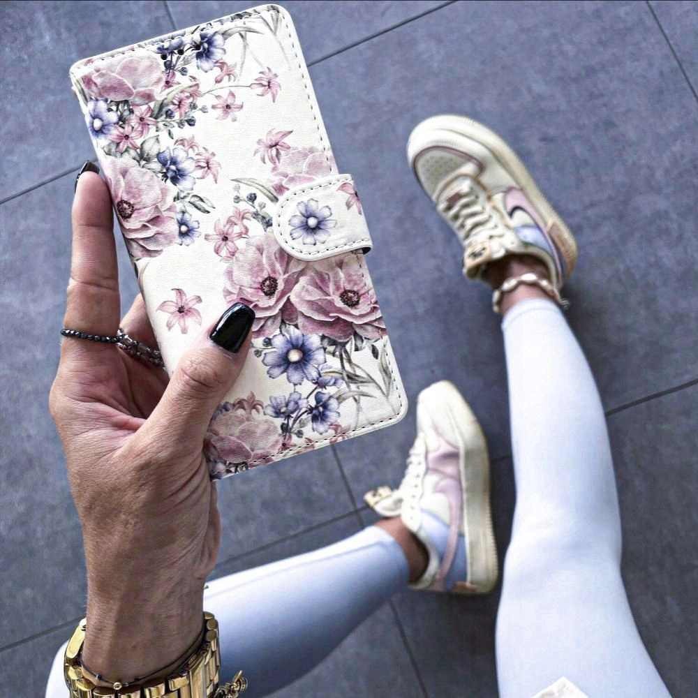Hurtownia GSM - Etui Tech-Protect Wallet Xiaomi Redmi Note 13 Pro 5G / POCO X6 5G Kvetinový vzor - THP2710 - {ean13} - Hurt