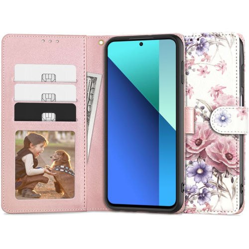 Tech-Protect Distributor - 5906302300334 - THP2711 - Tech-Protect Wallet Xiaomi Redmi Note 13 4G Blossom Flower - B2B homescreen