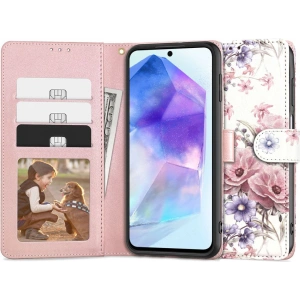 Hurtownia GSM - Etui Tech-Protect Wallet Samsung Galaxy A55 5G Blossom Flower - THP2713 - {ean13} - Hurt
