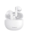 Bezprzewodowe słuchawki douszne TWS Baseus Bowie E12 Bluetooth 5.3 (białe)
