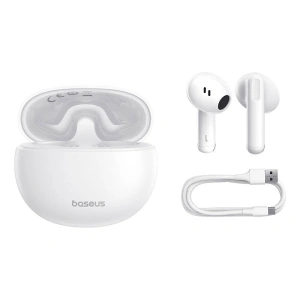 Hurtownia GSM - Bezdrátová sluchátka do uší TWS Baseus Bowie E12 Bluetooth 5.3 (bílé) - BSU4856 - {ean13} - Hurt