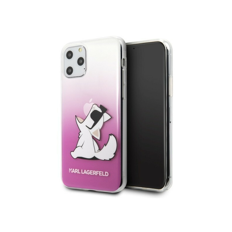 Karl Lagerfeld Distributor - 3700740466780 - KLD112PNK - Karl Lagerfeld KLHCN58CFNRCPI iPhone 11 Pro hardcase pink Choupette Fun - B2B homescreen