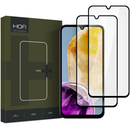 Hofi Distributor - 5906302308040 - HOFI481 - Hofi Glass Pro+ Samsung Galaxy M15 5G Black [2 PACK] - B2B homescreen