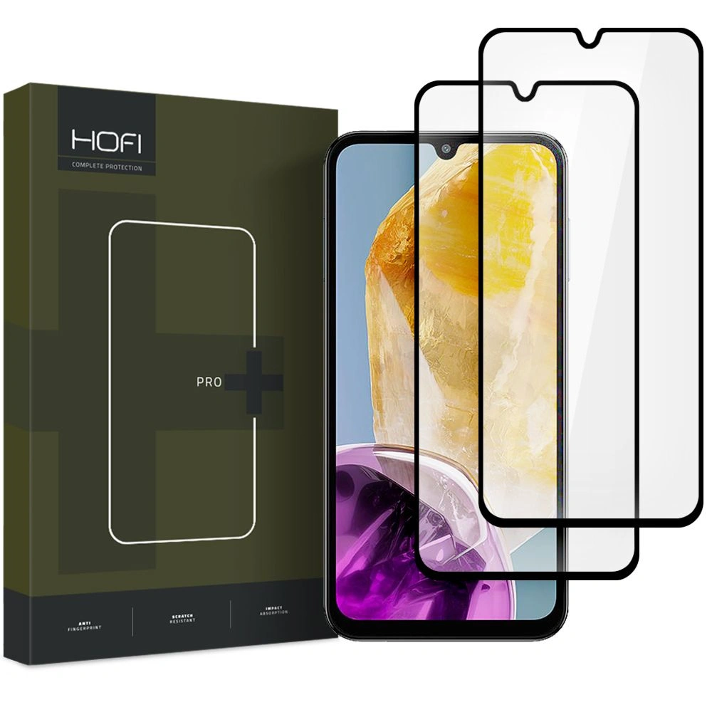 Hurtownia GSM - Tvrzené sklo Hofi Glass Pro+ Samsung Galaxy M15 5G Černé [2 PACK] - HOFI481 - {ean13} - Hurt