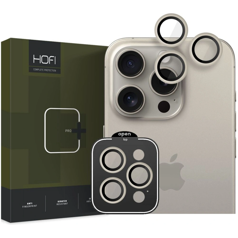 Hurtownia GSM - A fényképezőgép lencséjére való üveg Hofi Camring Pro+ Apple iPhone 15 Pro / 15 Pro Max Titanium - HOFI482 - {ean13} - Hurt