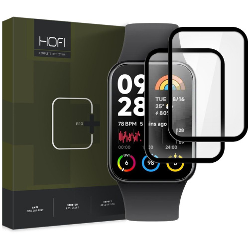 Hofi Distributor - 5906302308026 - HOFI484 - Hofi Glass Pro+ Xiaomi Smart Band 8 Pro Black [2 PACK] - B2B homescreen