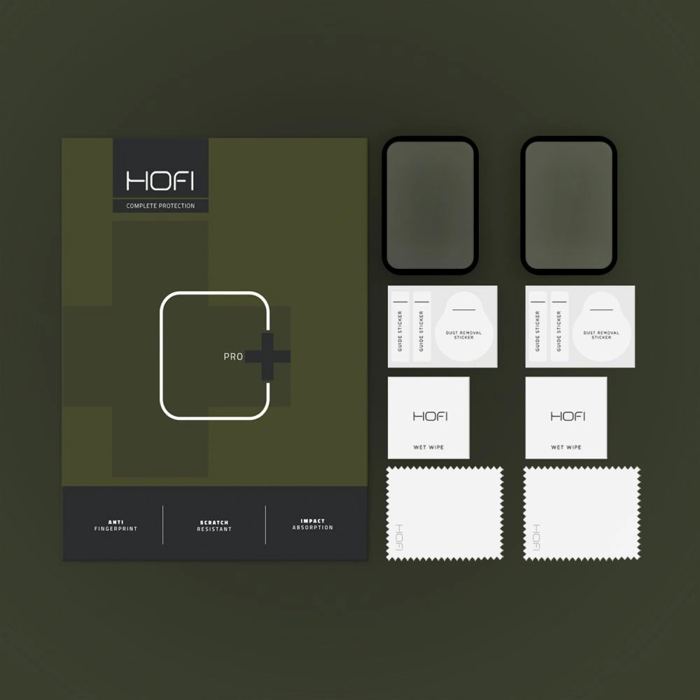Hurtownia GSM - Tvrzené sklo Hofi Glass Pro+ Xiaomi Smart Band 8 Pro černé [2 PACK] - HOFI484 - {ean13} - Hurt
