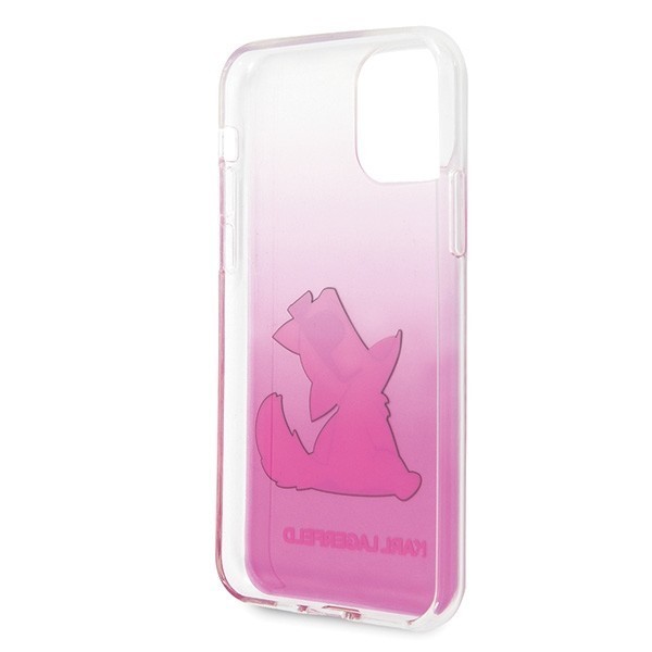 Kryt Karl Lagerfeld KLHCN58CFNRCPI iPhone 11 Pro hardcase pink Choupette Fun