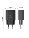 Hurtownia GSM - Ładowarka sieciowa Joyroom JR-TCF05 20W USB-A, USB-C + kabel USB-C / USB-C czarna - JYR994 - {ean13} - Hurt