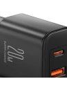 Hurtownia GSM - Ładowarka sieciowa Joyroom JR-TCF05 20W USB-A, USB-C + kabel USB-C / USB-C czarna - JYR994 - {ean13} - Hurt
