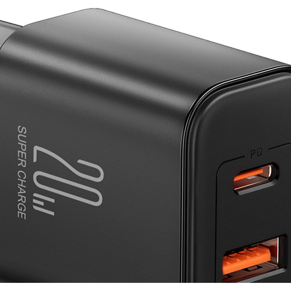 Hurtownia GSM - Ładowarka sieciowa Joyroom JR-TCF05 20W USB-A, USB-C + kabel USB-C / USB-C czarna - JYR994 - {ean13} - Hurt