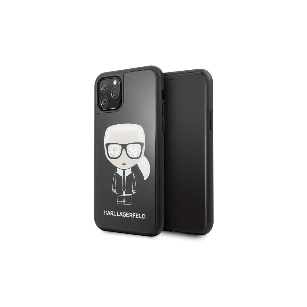 Hurtownia GSM - Karl Lagerfeld KLHCN58DLFKBK iPhone 11 Pro czarny/black hard case Iconic Karl Glitter - KLD113BLK - {ean13} - Hurt