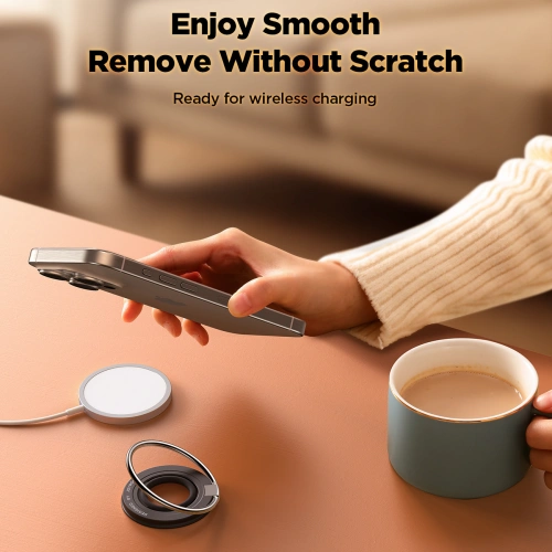 Magnetyczny uchwyt na telefon Joyroom JR-ZS383 MagSafe czarny