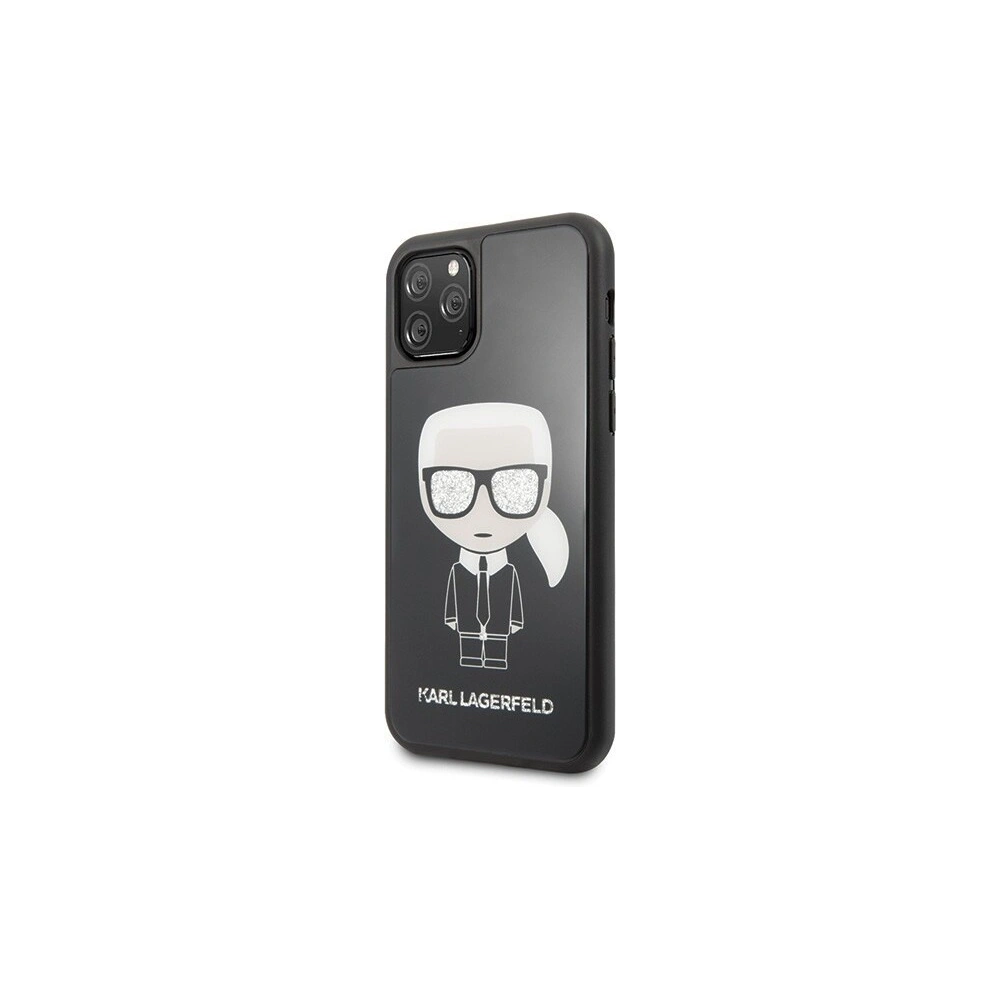 Hurtownia GSM - Karl Lagerfeld KLHCN58DLFKBK iPhone 11 Pro czarny/black hard case Iconic Karl Glitter - KLD113BLK - {ean13} - Hurt